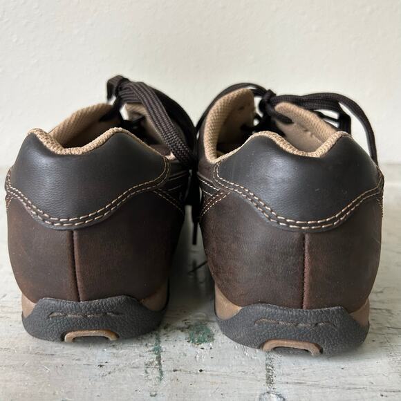 Vintage Urban pipeline faux leather lace up Y2K Vegan casual sneaker brown 8 - Picture 6 of 14